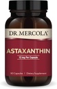 Dr. Mercola Organic Astaxanthin - 12 mg Astaxanthin - Powerful Antioxidant Support - Organic Microalgae Extract - Non-GMO, Gluten-Free & Soy-Free - 90 Capsules (90 Servings)