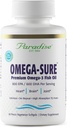 Cennet Herbs Omega-Sure, Omega-3 Yoğun, Premium Fish Oil, DHA, EPA, Vegan, GMO, Gluten Free, 60 Count Vegetarian Softgels