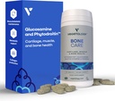 Bone Care Bone Health Supplements - Phytodroitin, Glucosamine, Vitamin D3 K2 & Food Supplement – Cartilage, Muscle & Joint Support Supplement – Vegan Bone Strength (60 Count)