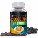 Organic Hemp Gummies Neuropathy Nerve Support Supplement Natural Pure Hemp Oil Extract - Pains Vitamin B2 Extra Strength Relief High Potency Edible Vegan Zen Leaf Made in USA