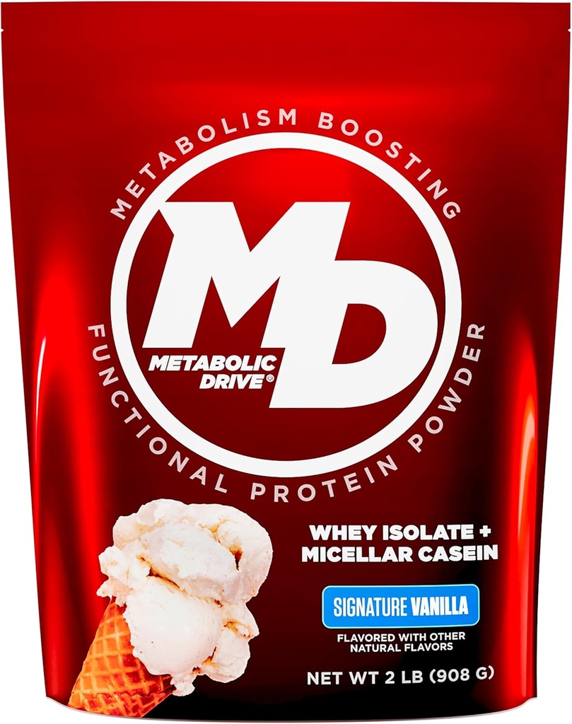 Biotest Metalbolic Drive Protein - Low-Carb Flavor-Bomb, 20 υπηρεσίες - Whey Isolate + Micellar Casein - Υπογραφή Βανίλια