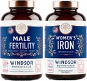 GDSOR BOTANICALS Erkek Engellilik Tamam ve Demir Pills Folic Acid - Fertness ve Prenatal Grafik