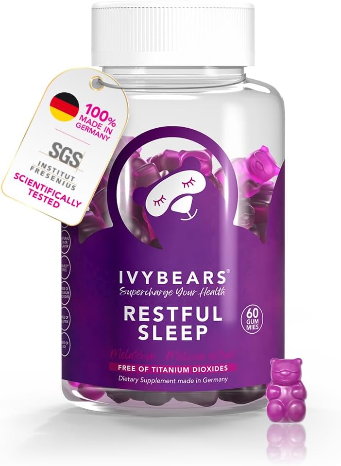 Fast Acting Melatonin Gummies - 5 mg Melatonin -% 100 Doğal Flavor - Lactium, L-Theanine & Lemon Balm - AI Sleep Asistan - Doğal Uyku Desteği - Vegan - 60 Adet