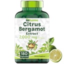 Tnvitamins Citrus Bergamot 2000 mg - 180 Capsules | Ultra Potent Citrus Bergamot Supplement 2000 mg Per 1 Capsule Servisi | 6 Ay Supply! | ABD'de Yapılacaklar!