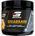 Granit Beslenme GigaBrain Nootropic Energy Toz – Cereboost, Alfa-GPC & ElevATP – Sustained Energy & Performance için Bilişsel Oda Supplement – Beyaz Peach, 30 Hizmet