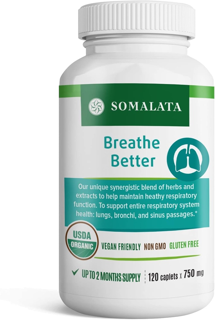 Breathe Better - Organic Supplement - Supports Respiratory Function