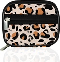 Serfeymi Weekly Travel Pill Organizer Pill Case for Purse with Reforce 7 Day Pill Box, Fashionable Travel Medicine Organizer Pill Konteyner for Medicine, Vitamin, Supplement - Brown 02