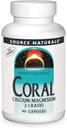 Source Naturals Coral Calcium with Magnesium Capsules, 90 Capsules