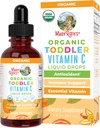 MaryRuth Organics Todd Vitaminler C Drops | USDA Organik Vitamin C Liquid Drops for Toddler | Dönem 1-3 Yıl | Immune Support & General Health | Vegan | Non-GMO | Gluten Free | 30 Servisler