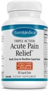 Euromedica Acute Pain Relief - Συμπλήρωμα διατροφής με BCM-95 Κουρκουμίνη & BOS-10 Boswellia - Black Sesame Seed Oil Supplement to Support Relief of Occasional Discomfort - 60 Liquid Gels