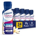 COMPLETE Vanilla Beslenme Shake, Tamam, Dengeli Meal Yenileme, İçmeye Hazır, 30g Protein, 25 Vitamin & Minerals, 10 fl oz -24 Pack