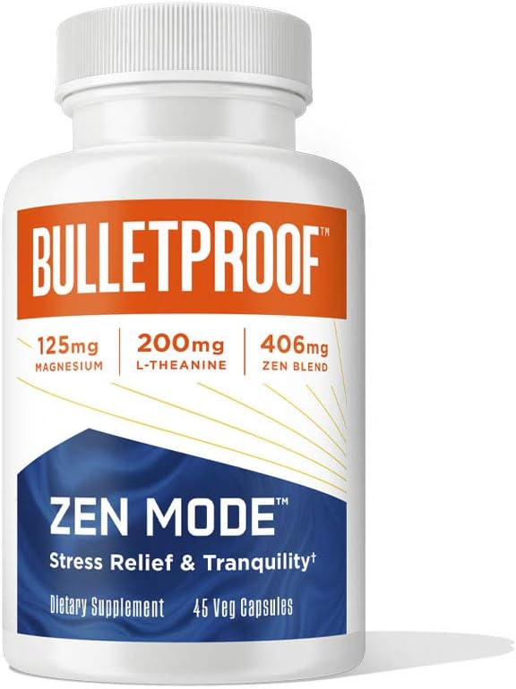 Kurşunlu Zen Mode Stress Relief and Tranqutitude Capsules, 45 Count, Supplement for Calm and Relaxation