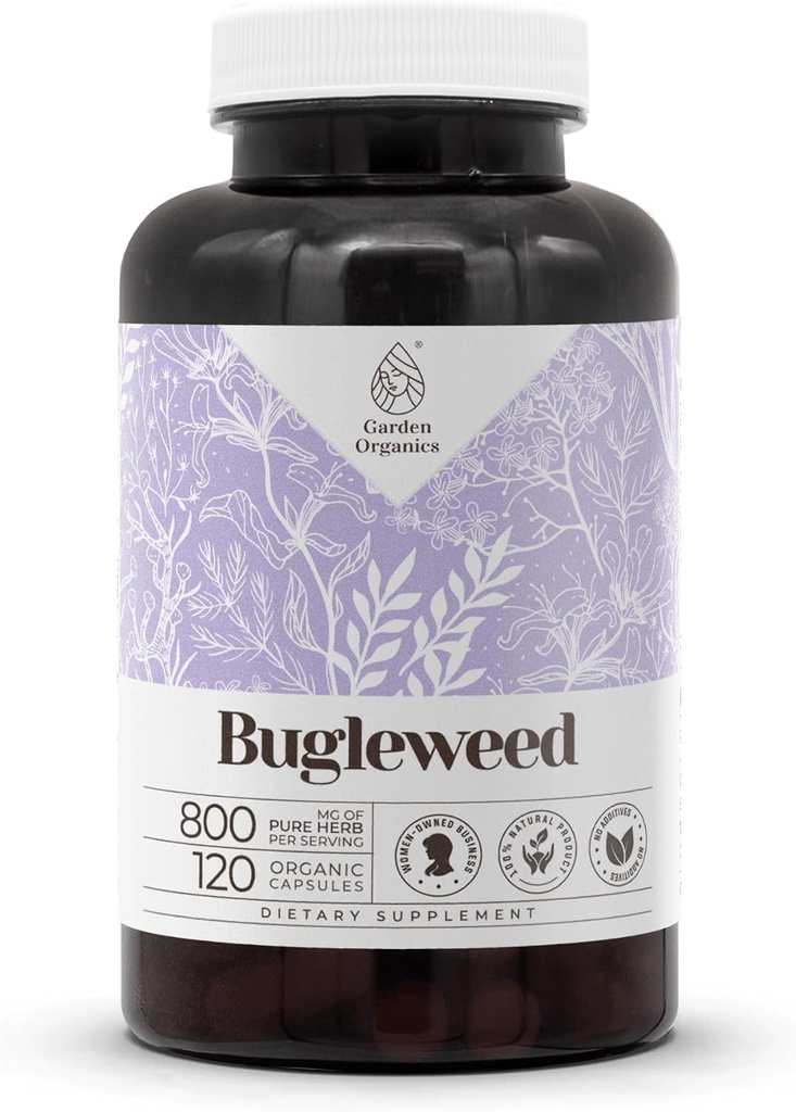 Bugleweed 120 Capsules | High-Potency Herbal Diyeter Supplements | Sebze Kapsülleri ve Bugleweed (Ze LAN, Lycopus Virginicus) kuru Herb (120 Count)