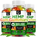 (3 Pack) Yüksek Potency Hemp Gummies 00.000 Ekstra Güçlü - Stres, Uyku, Mood, Calming, Focus, Relaxation Supplements, 100% Natural Hemp Oil Extract Infüzyon Gummies, Vegan, Non-GMO, Gluten-Free-GMO, Gluten-Free-GMO, Gluten-Free-GMO,