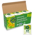 Geleneksel Medicinals Tea, Organik Dandelion Leaf & Root, Supports Kidney Function & Health Digestion, 48 Tea Bag (3 Pack)