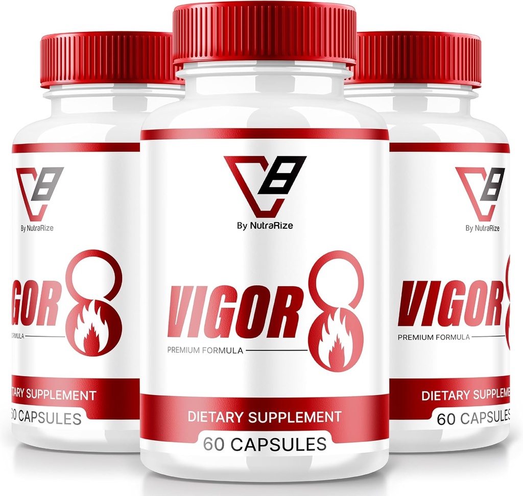 NutraRize (3 Pack) Vigor 8 για τους άνδρες, Vigor 8 χάπια αρσενικό Enhanceing Formula, Vigor Οκτώ συμπληρώματα κάψουλες ενίσχυση δοκιμής, Vigor8 Stamina Booster Κριτικές Horny Goat Weed Tongkat Ali (180 κάψουλες)