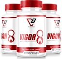 NutraRize (3 Pack) Vigor 8 για τους άνδρες, Vigor 8 χάπια αρσενικό Enhanceing Formula, Vigor Οκτώ συμπληρώματα κάψουλες ενίσχυση δοκιμής, Vigor8 Stamina Booster Κριτικές Horny Goat Weed Tongkat Ali (180 κάψουλες)