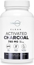 Tip Zero Aktif Charcoal Capsules (180 Count) - 60 Hizmet, 780mg Per, Coconut Shell, Non-GMO, Gluten-Free-GMO, Gluten-Free-GMO, Gluten-Free-GMO, Gluten-Free-Free-GMO,