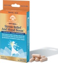 NutriCelebrity Optimal Stress Relief and Mood Boost Supplement Travel Size, Helps Support Restful Sleep, Relaxation,10 Vegetable Capsules