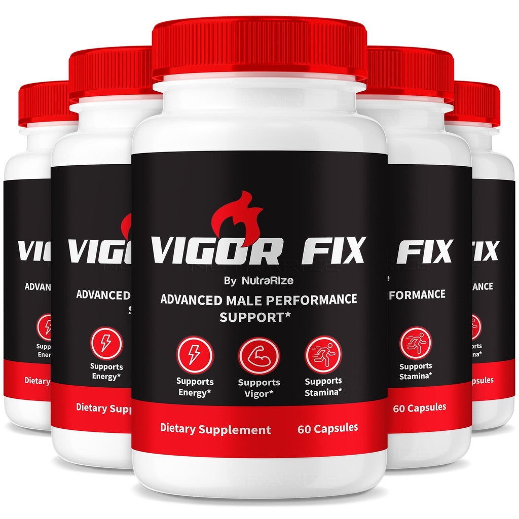 (5 Pack) Vigor Fix Male Supplement, VigorFix Pills for Men, Daily Nutrition for General Health and Wellness, Vigor Sabit Support Capsules for Confidence and Energy, Yorumlar (300 Capsules)