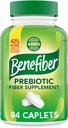 Benefiber Prebiyotik Fiber Supplement Caplets, 84 Count