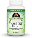 Source Naturals Vegan True, Vegan Force Multi, Advanced Energy Formula for Vegans* - 60 Tablet