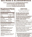 Herb Shop Sea Moss ve Bladderwrack Supplement 90 Capsules