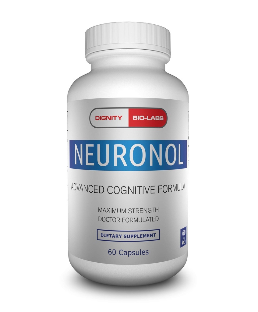 Nöronol, Dignity Bio-Labs: Brain Health Formula for Memory Support, Focus, Clarity ve Concentration - #1 Nootropic formüle w/Dmae, Bacopa Monnieri, Ginkgo Biloba & More.