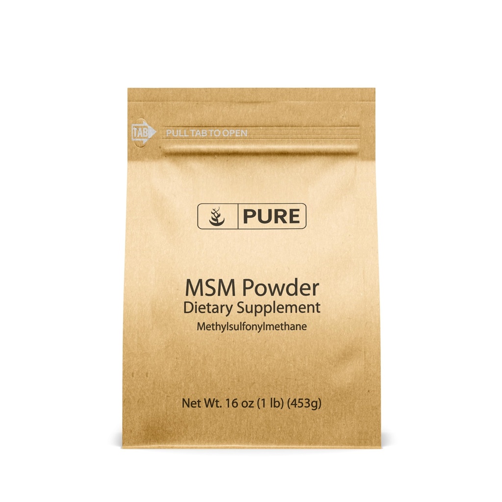PURE ORIGINAL INGREDIENTS Torchsulfonylmethane (1lb) MSM, Natural Sulfur Diyeter Supplement