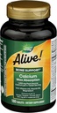 Doğanın Yolu Alive! Kalsiyum Bone Formula, Max Abxia, Plant Sourceuba, 180 Tablet, 180 Kont