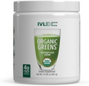 IVL - Βιολογικά Πράσινα - Βιολογικά Superfood Drink - Φορτωμένο με Αντιοξειδωτικά, Μικροθρεπτικά, Πρεβιοτικά & Προβιοτικά - για την Ανοσολογική Υποστήριξη, Digestive Health - Μεγάλη Γεύση (1 Pack, 30 Services)