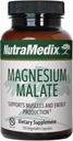 NutraMedix Magnezyum Malate - Bone Health, Joint & Muscle Support - Geliştirilmiş Aborpsiyon - Enerji Desteği Supplement - Vitamin D Abors (120 Vegetarian Capsules) Yardım