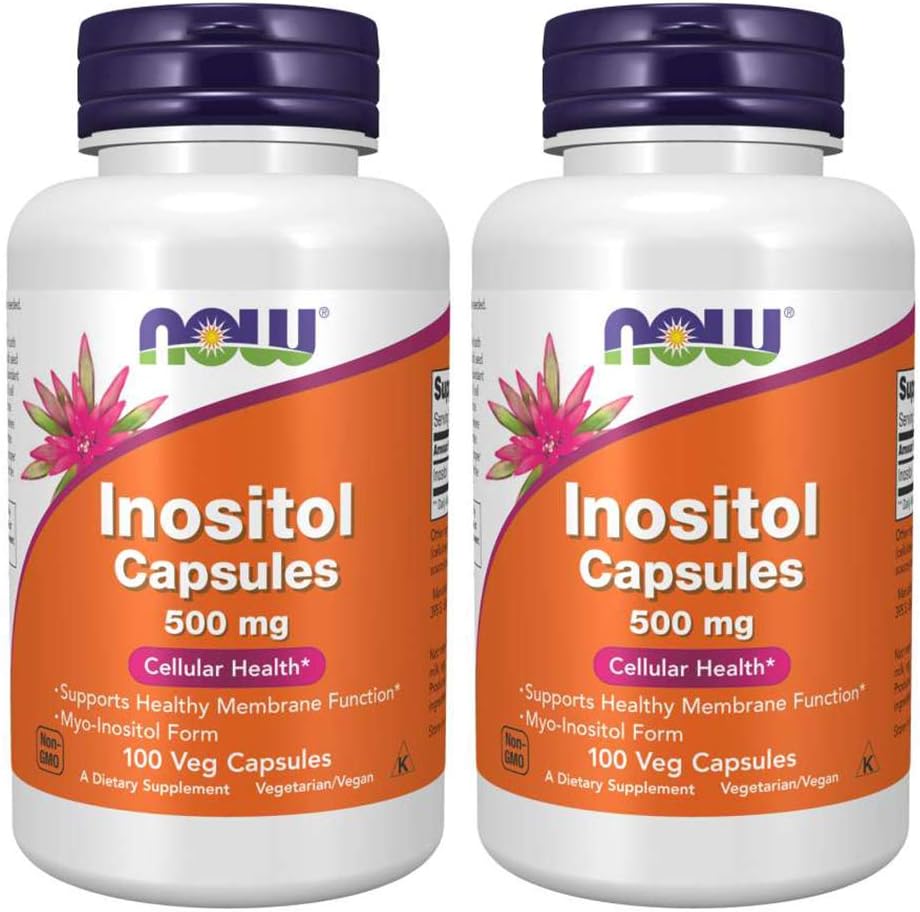 Inositol 500 mg 100 Capsules (Pack of 2)