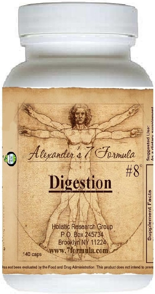Digestion & Stomach #8 Formula Εστιάζει στην παραγωγή ενζύμων, δυσπεψία, δυσπεψία, εντερική δυσφορία, αέρια, κολικός, Heartburn. Προμήθεια 30 ημερών