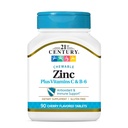 21. Yüzyıl çinko Chewable Withc & B6 - Cherry, 90 Count