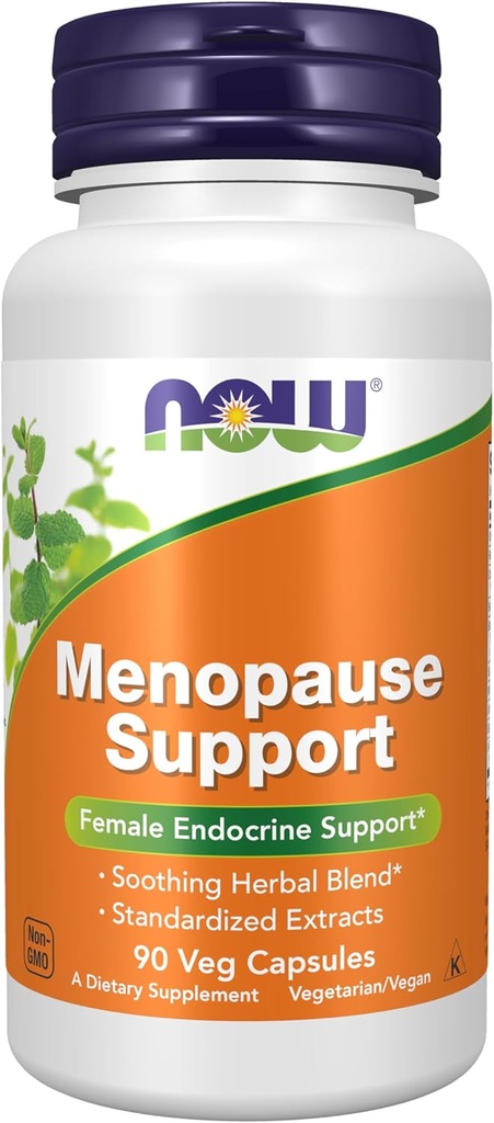 Şimdi Supplements, Menopause Support, Mix Standartized Herbal Extracts ve Diğer Nutrients, 90 Veg Capsules