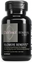 DAVINCI Laboratuvarları Telomer Faydaları - Sağlıklı Aging, Antioksi Seviyeleri, Hafıza ve Telomerase Aktivitesi* - Astragalus Root - Gluten-Free - 60 Sebze Kapsülleri