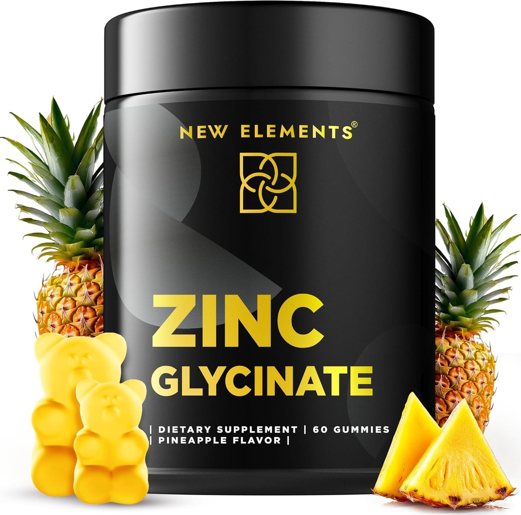 Ψευδάργυρος Γλυκινικό Gummies για ενήλικες 