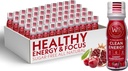 Tamamen Organik - Sugar Free Energy Shots Extra Strength Natural & Health Drinks - Plant-Based Energy Supplements w/Vitamin B12 Lion's Mane & Yerba Mate - Cherry Pomegranate Flavor 48 Pack