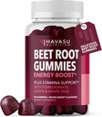 Arıt Root Gummies with COQ10 & Pomegranate - Erkekler ve Kadınlar için Nitrik Çimento Supplement - Endurance, Performans, Kurtarma - Vegan, Non-GMO, Gluten Free - Karma Berry Flavor, 60 Count