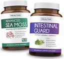 Intestinal Guard & Irish Sea Moss (2-Month Supply) Guard & Moss Fusion Sche - Intestinal Guard (120 Capsules) Potent Natural Formula and Organic Irish Sea Moss (120 Capsules) Raw Vegan Tamam