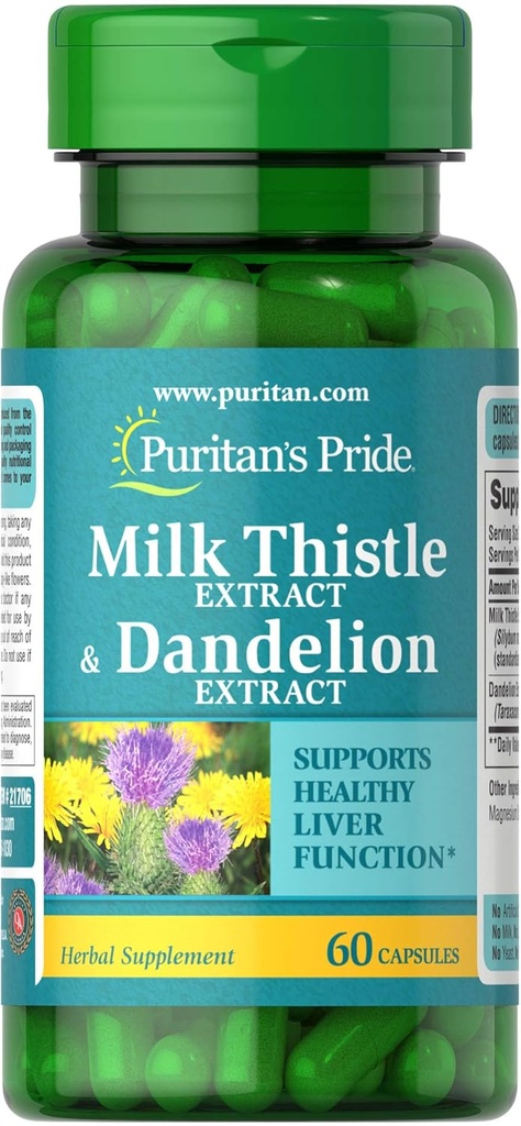 Puritan'ın Gurur Sütü Butle & Dandelion Ekstraksiyon 60 Sayı
