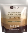 Taha Health & Nutrition Chocolate Whey Protein Isolate Powder, 30g Protein, 7.9g BCAAs, 4.3g Leucine | New Zealand Free-Range, Grass-Fed Dairy | Gluten-Free, Keto, Kosher | 2LB, ~24 Servings