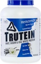 Vücut Beslenme Trutein Yüksek Protein Tozu:% 45 Whey,% 45 Casein,% 10 Egg White protein Shake Mix, Gluten-Free, Low sodyum, Low Carb Protein Supplement Toz for Men & Women, Vanilla Bean, 4lb