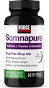 FORCE FACTOR Somnapure Softgels Sleep Aid to Fall Asleep Faster, Stay Asleep Longer, Wake Up Reneed, Sleep Aid for Yetişkinler with Melatonin, Ashwagandha, Valerian Root, and Lemon Balm, 60 Softgels