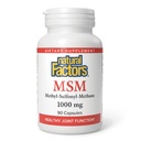 Natural Factors, MSM, Supports Healthy Joints, Hair, Skin and Nails, 90 Capsules