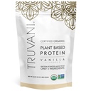 Truvani Vegan Pea Protein Toz | Vanilla | 20g Organik Bitki Serviste Temel Protein | 20 Servisler | Keto | Gluten & Dairy Free | Low Carb | Ek Olmayan Şeker