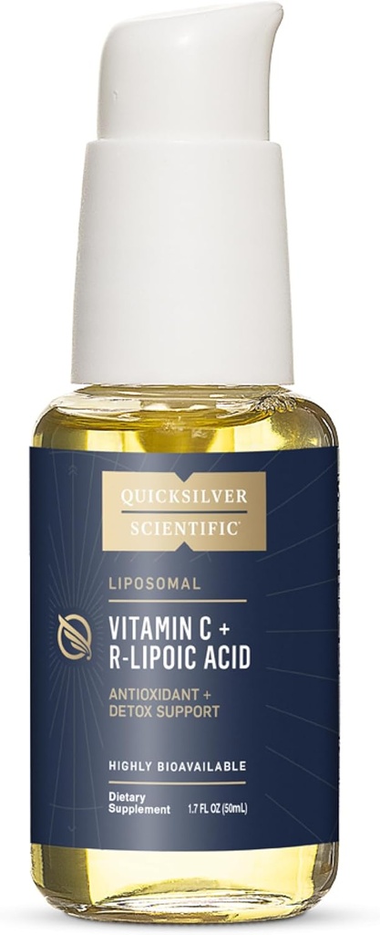 Hızlıca Bilimsel Vitamin C + R Lipoic Asit - RLA ile Liposomal Vitamin C - Antioksi, Detox & Immune Support Supplement - Superior Abors (50 ml) ile