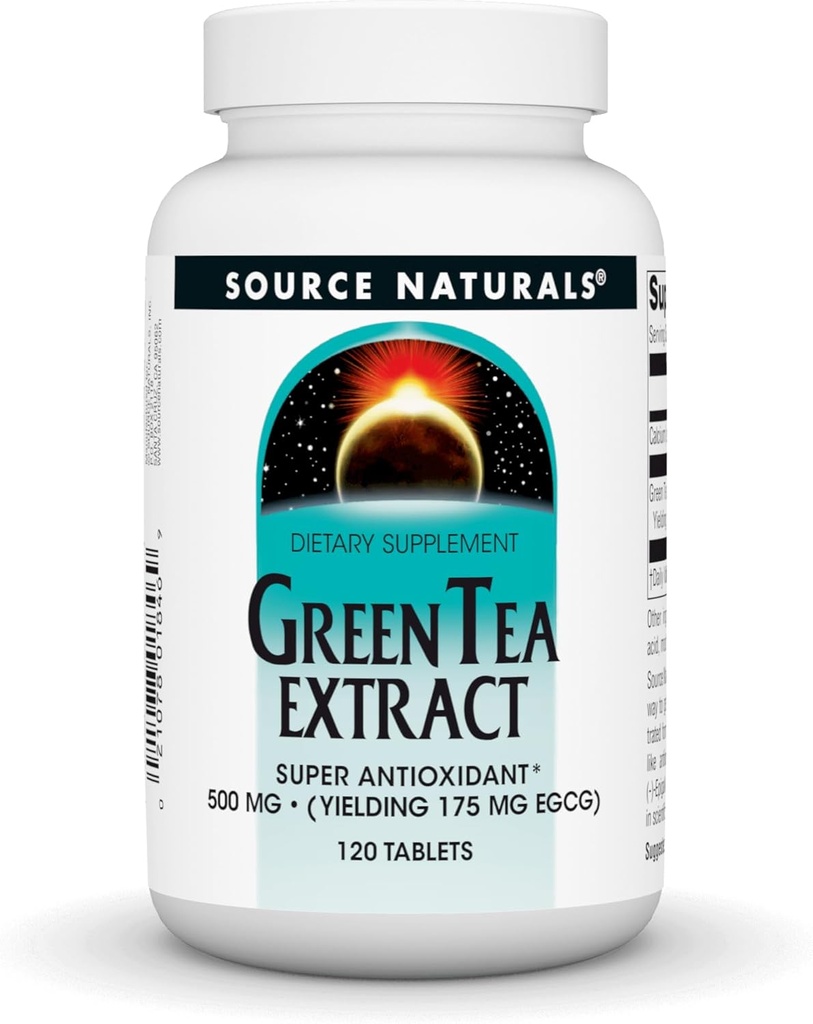 Source Naturals Green Tea Extract 500 mg Super Antioksi - 120 Tablet