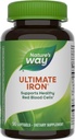 Nature's Way Ultimate Iron, Sağlıklı Kızıl Kan Hücrelerini Destekliyor, * Destek Hücreleri Enerji Üretimi*, 2Softgel'e 50 mg, Gluten-Free, 90 Softgels (Pazarlama May Vary)